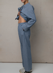 The Classic Long Pant - Midnight Blue Stripe - COMING SOON