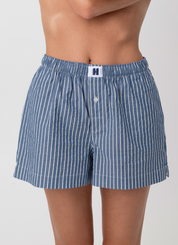 Classic Boxer - Midnight Blue Stripe - COMING SOON