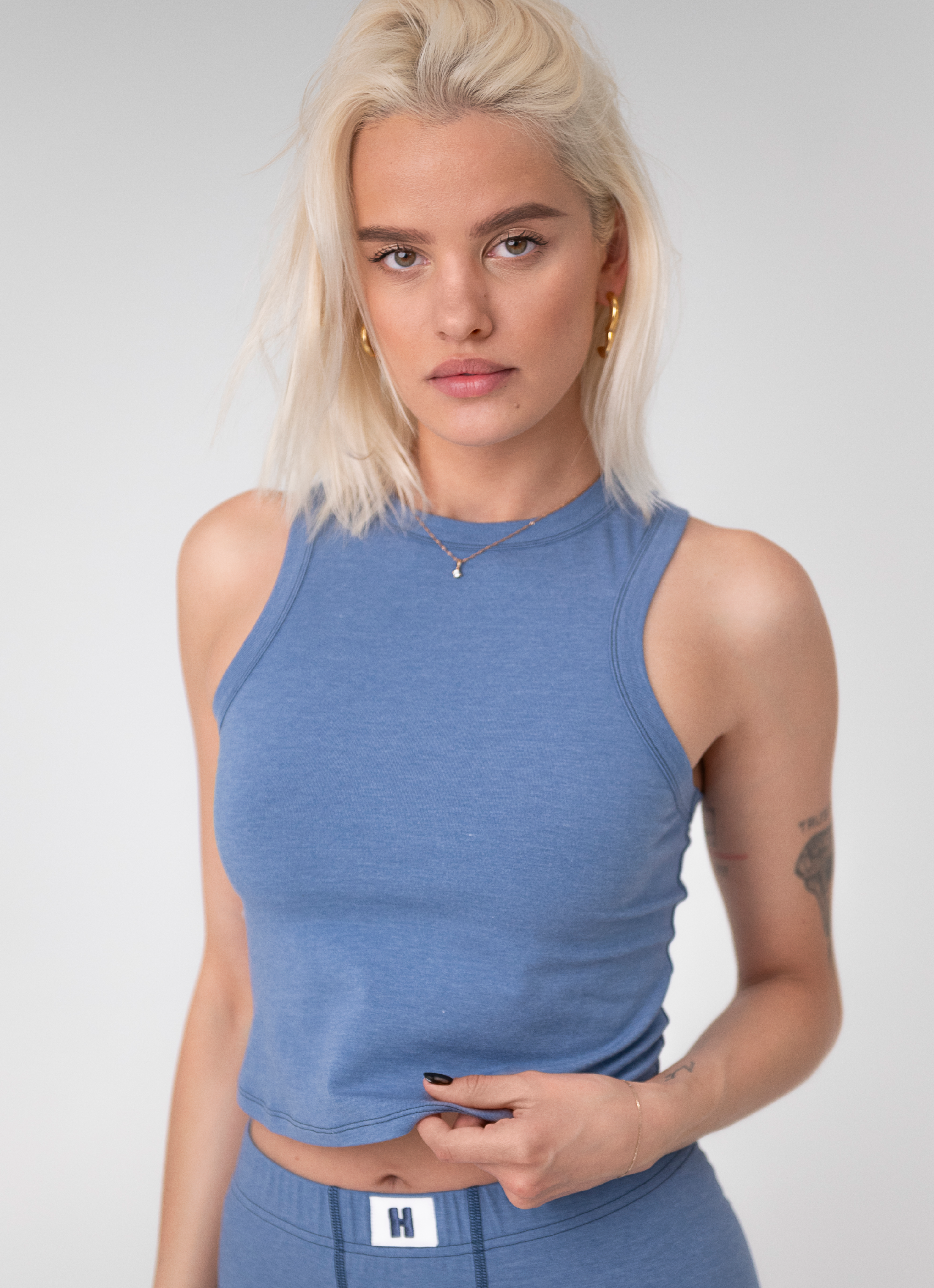 Everyday Racer Tank Top - Capri Blue