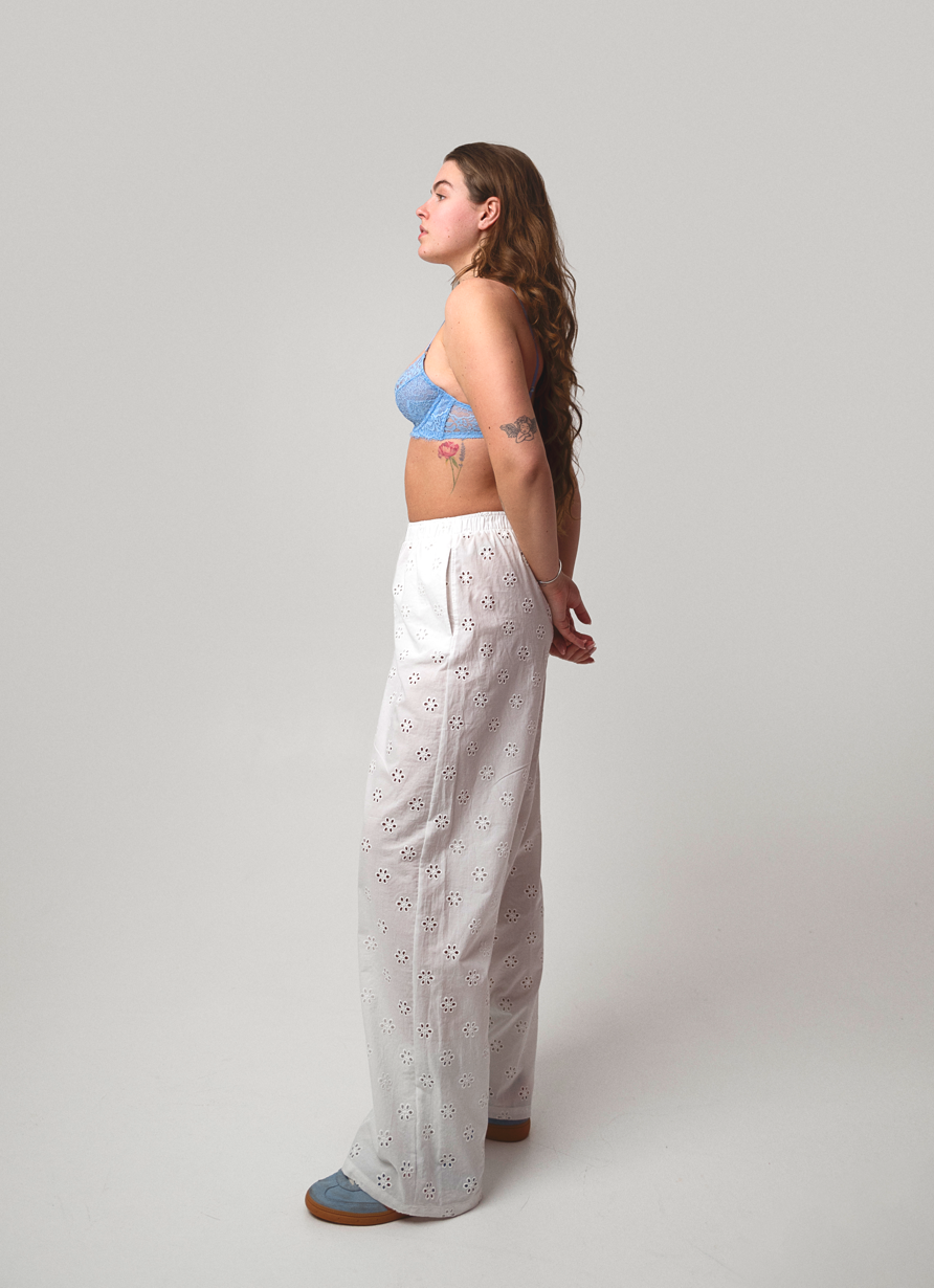 Le Pantalon Long Classique - Dahlia Blanc